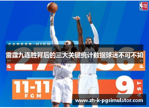 雷霆九连胜背后的三大关键统计数据球迷不可不知